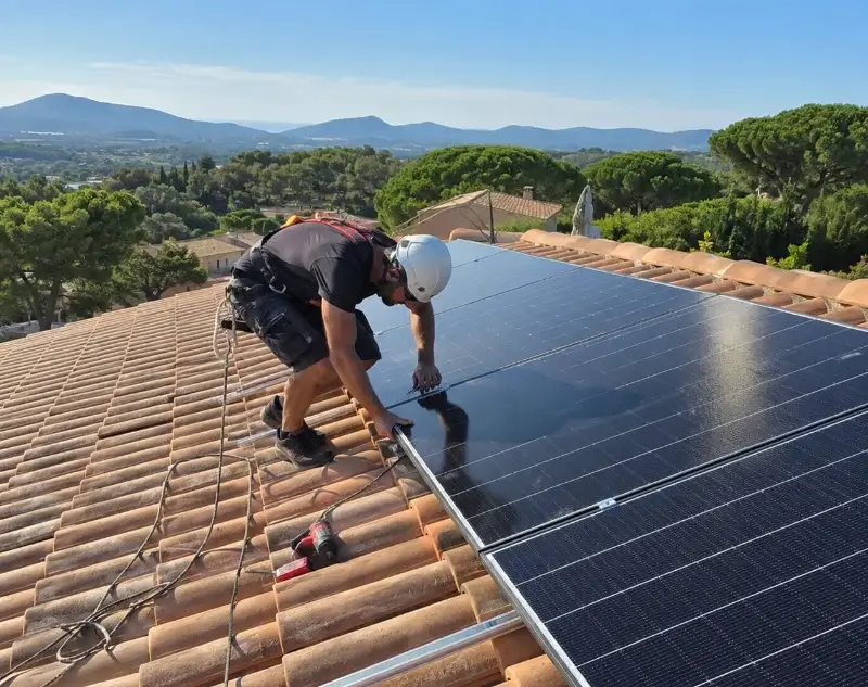 Installateur panneaux solaires Les Brunels — pose photovoltaïque sur toiture